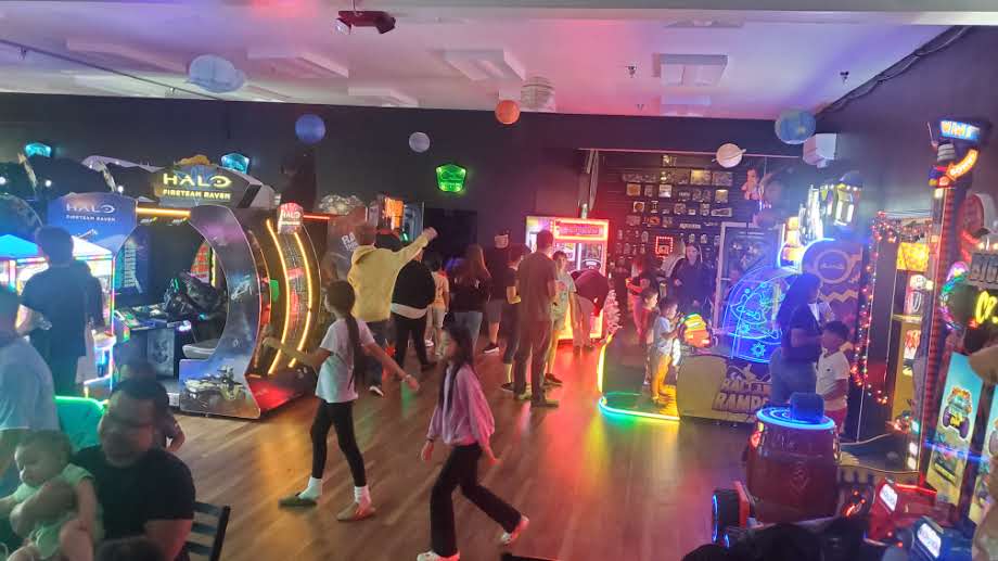 Arcade floor at Paradise Playdium